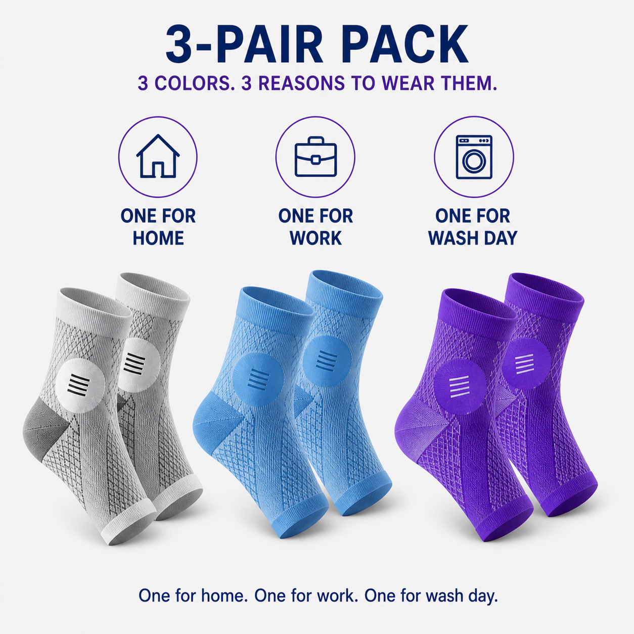 Heelix Compression Foot Sleeves